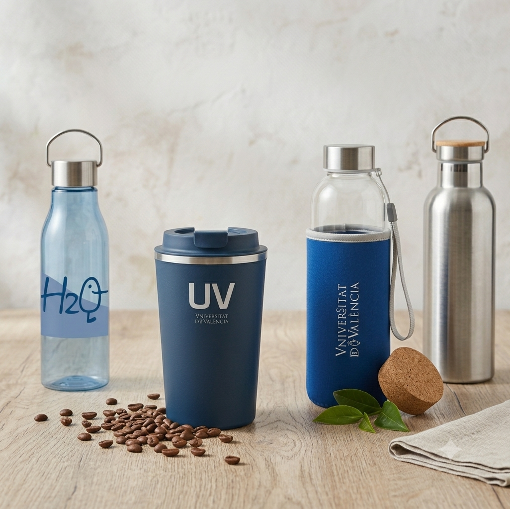 Tazas y botellas