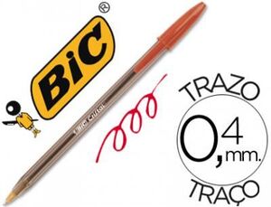 BOLIGRAFO BIC CRISTAL ROJO