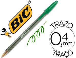 BOLIGRAFO BIC CRISTAL VERDE