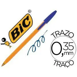Boligrafo Bic Naranja Azul