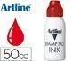 Tinta Tampon Artline Roja Frasco de 50 Cc