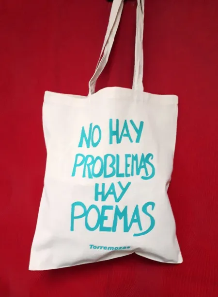 Bolsa Tela no Hay Problemas Hay Poemas