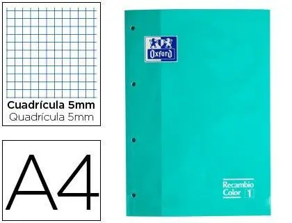 Recambio Color Oxford Cuadros Color Verde Menta
