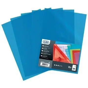 Dossier Uñero A4 Premium Cristal Azul