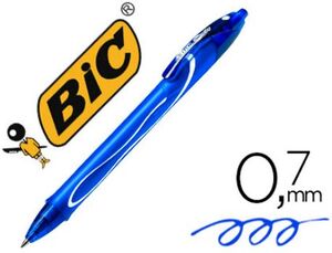 BOLIGRAFO BIC GELOCITY QUICK DRY 0,7 MM AZUL