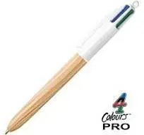 Boligrafo Bic 4 Colores Wood