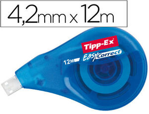 CORRECTOR TIPP-EX EASY LATERAL 4,2 MM X 12 M