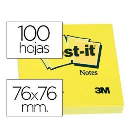 Bloc de Notas Post-It 76X76Mm con 100 Hojas