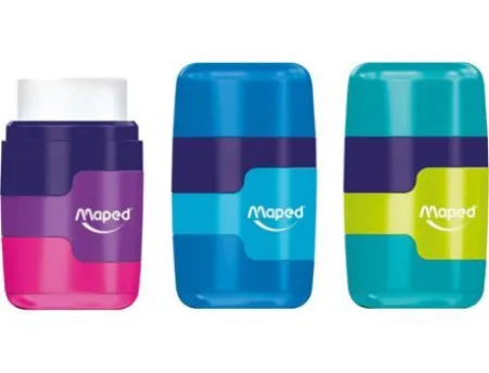 Sacapuntas Maped Connect 2 Usos con Goma