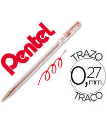 BOLÍGRAFO PENTEL ROJO