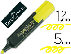 MARCADOR FLUORESCENTE FABER-CASTELL AMARILLO