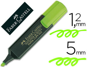 MARCADOR FLUORESCENTE FABER-CASTELL VERDE