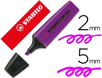 Rotulador Stabilo Boss Fluorescente 70/55 Lavanda