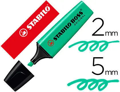 Rotulador Stabilo Boss Fluorescente 70 Turquesa