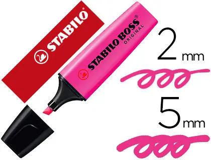 Rotulador Stabilo Boss Fluorescente 70 Lila - Magenta