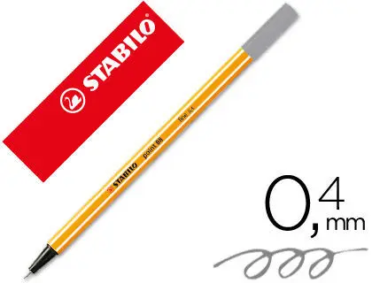 Stabilo Point 88 Gris Oscuro 96