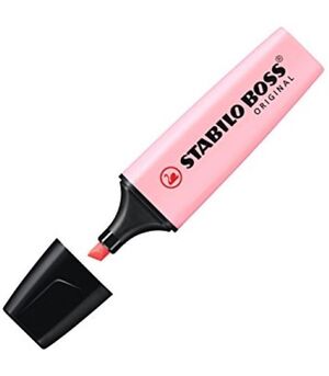 ROTULADOR STABILO BOSS PASTEL RUBOR ROSA