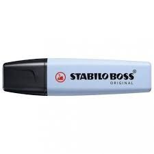 ROTULADOR STABILO BOSS PASTEL AZUL NUBLADO