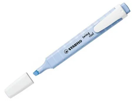 Marcador Fluorescente Stabilo Swing Cool Pastel - Azul Nublado