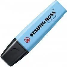 Rotulador Stabilo Boss Pastel Azul Ventoso