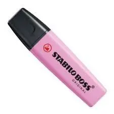 Rotulador Stabilo Boss Pastel Fucsia Helado