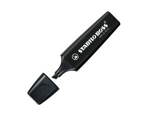 ROTULADOR STABILO BOSS PASTEL FLUORESCENTE NATURE COLORS NEGRO