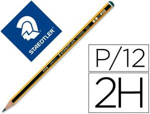 LAPICES DE GRAFITO STAEDTLER NORIS N.4 2H UNIDAD