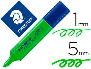MARCADOR FLUORESCENTE STAEDTLER TEXTSURFER CLASSIC VERDE