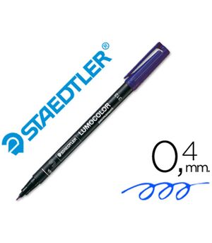 ROTULADOR STAEDTLER DE RETROPROYECCIÓN PUNTA FINA - AZUL