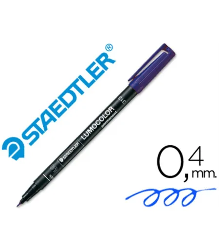 Rotulador Staedtler de Retroproyección Punta Fina - Azul
