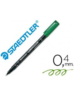 ROTULADOR STAEDTLER DE RETROPROYECCIÓN PUNTA FINA - VERDE