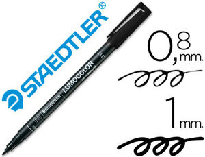 ROTULADOR STAEDTLER DE RETROPROYECCIÓN PUNTA MEDIA - NEGRO