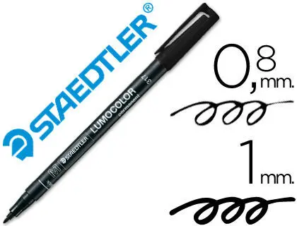 Rotulador Staedtler de Retroproyección Punta Media - Negro