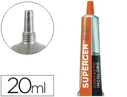 Pegamento Supergen Contacto Incoloro 20 Ml Unidad