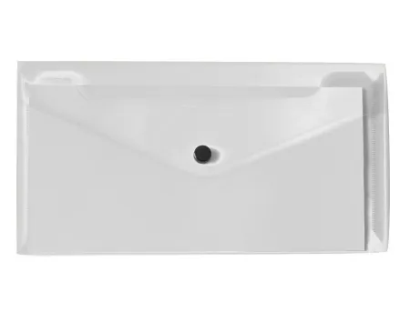 Carpeta Liderpapel Dossier Broche Polipropileno Tamaño Sobre Americano 260X140Mm Transparente