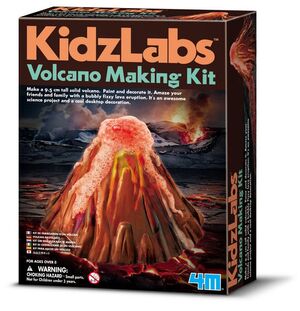 JUEGO 4M KIDZ LABS VOLCANO MAKING KIT