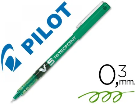 Rotulador Pilot V-5 Verde