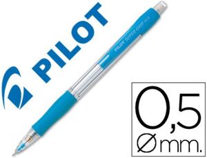 PORTAMINAS PILOT SUPERGRIP 0,5 MM SUJECION DE CAUCHO CELESTE