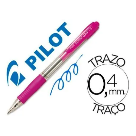 Boligrafo Piltot Supergrip Rosa