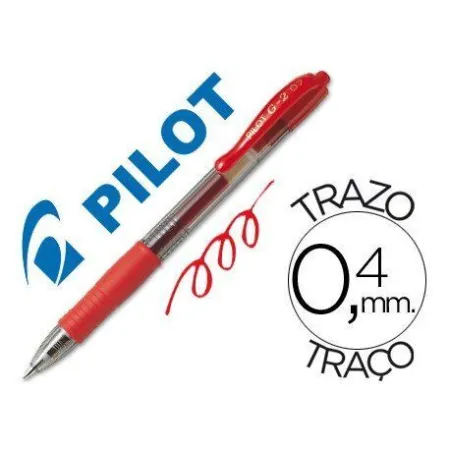 Boligrafo Pilot G-2 Rojo