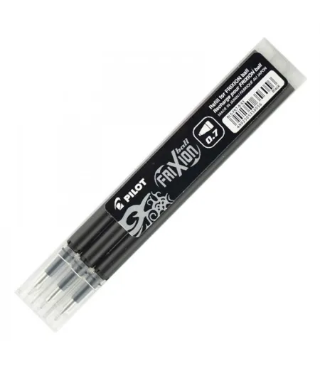 Recambio Boligrafo Pilot Frixion Negro Caja 3 uds