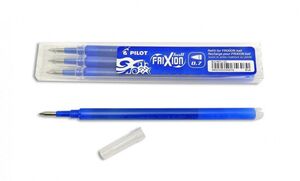 RECAMBIO BOLIGRAFO PILOT FRIXION AZUL CAJA 3 UDS