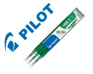 RECAMBIO BOLIGRAFO PILOT FRIXION VERDE CAJA 3 UDS