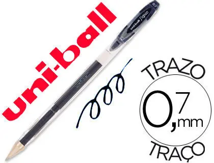 Boligrafo Uni-Ball Gel 0,7 mm Signo Negro