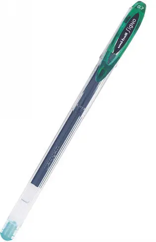 Boligrafo Uni-Ball Gel 0,7 mm Signo Verde