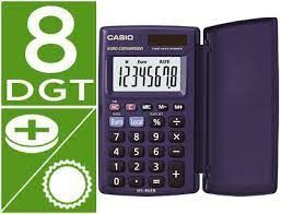 CALCULADORA CASIO BASICA DE BOLSILLO HS-8VER