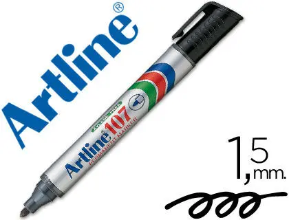 Rotulador Artline Marcador Permanente 107 Negro