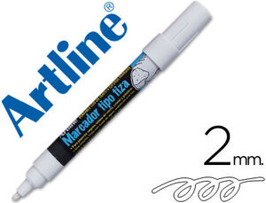 ROTULADOR ARTLINE PIZARRA VERDE NEGRA EPW-4-BL-COLOR BLANCO