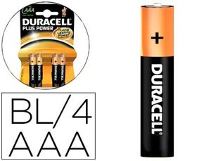 PILA DURACELL RECARGABLE AAA 750 MAH BLISTER DE 4 UNIDADES 