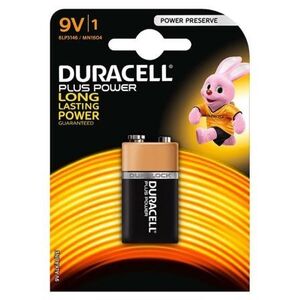 PILA DURACELL ALCALINA PLUS 9 VOLT BLISTER CON 1 PILA 